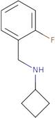 N-[(2-Fluorophenyl)methyl]cyclobutanamine