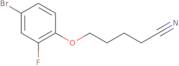 5-(4-Bromo-2-fluoro-phenoxy)pentanenitrile