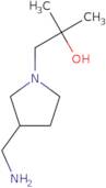 1-[3-(Aminomethyl)pyrrolidin-1-yl]-2-methylpropan-2-ol