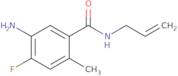 N-Allyl-5-amino-4-fluoro-2-methyl-benzamide