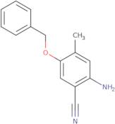 2-Amino-4-methyl-5-phenylmethoxybenzonitrile