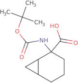 2-{[(tert-Butoxy)carbonyl]amino}bicyclo[4.1.0]heptane-2-carboxylic acid