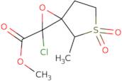 Methyl 2-chloro-7-methyl-6,6-dioxo-1-oxa-6λ6-thiaspiro[2.4]heptane-2-carboxylate