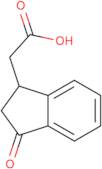 2-(3-Oxo-2,3-dihydro-1H-inden-1-yl)acetic acid