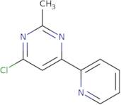 4-Chloro-2-methyl-6-(pyridin-2-yl)pyrimidine