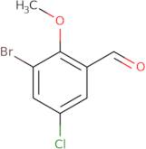 3-bromo-5-chloro-2-methoxybenzaldehyde