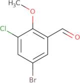 5-Bromo-3-chloro-2-methoxybenzaldehyde