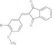 2-[(3-Bromo-4-methoxyphenyl)methylene]-1H-indene-1,3(2H)-dione