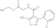 Ethyl 2-{[3-(2-chlorophenyl)-5-methyl-1,2-oxazol-4-yl]formamido}acetate