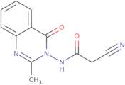 2-Cyano-N-(2-methyl-4-oxoquinazolin-3(4H)-yl)acetamide