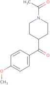 1-(4-(4-Methoxybenzoyl)piperidin-1-yl)ethanone