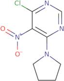 4-Chloro-5-nitro-6-pyrrolidin-1-ylpyrimidine