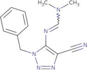 N'-(1-Benzyl-4-cyano-1H-1,2,3-triazol-5-yl)-N,N-dimethyliminoformamide