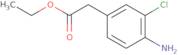 Ethyl 2-(4-amino-3-chlorophenyl)acetate