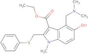 Ethyl 4-((dimethylamino)methyl)-5-hydroxy-1-methyl-2-((phenylthio)methyl)-1H-indole-3-carboxylate