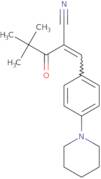 2-(2,2-Dimethylpropanoyl)-3-(4-piperidylphenyl)prop-2-enenitrile