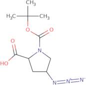 (2R,4R)-4-Azido-1-[(tert-butoxy)carbonyl]pyrrolidine-2-carboxylic acid
