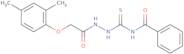 1-(2-(2,4-dimethylphenoxy)acetyl)-4-benzoylthiosemicarbazide