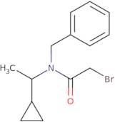 N-Benzyl-2-bromo-N-(1-cyclopropylethyl)acetamide