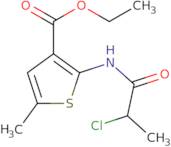 Ethyl 2-(2-chloropropanamido)-5-methylthiophene-3-carboxylate