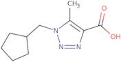 1-(Cyclopentylmethyl)-5-methyl-1H-1,2,3-triazole-4-carboxylic acid
