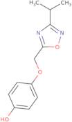 4-{[3-(Propan-2-yl)-1,2,4-oxadiazol-5-yl]methoxy}phenol