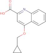 4-(Cyclopropylmethoxy)quinoline-2-carboxylic acid