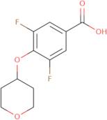 3,5-Difluoro-4-(oxan-4-yloxy)benzoic acid