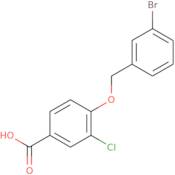 4-[(3-Bromophenyl)methoxy]-3-chlorobenzoic acid