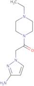 2-(3-Amino-1H-pyrazol-1-yl)-1-(4-ethylpiperazin-1-yl)ethan-1-one