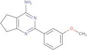 4-Amino-2-(3-methoxyphenyl)-6,7-dihydro-5H-cyclopenta[D]pyrimidine