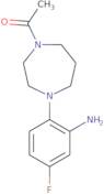 1-[4-(2-Amino-4-fluorophenyl)-1,4-diazepan-1-yl]ethan-1-one