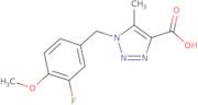 1-(3-Fluoro-4-methoxybenzyl)-5-methyl-1H-1,2,3-triazole-4-carboxylic acid