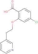 4-Chloro-2-[2-(pyridin-3-yl)ethoxy]benzoic acid