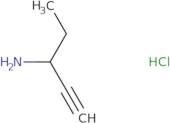 Pent-1-yn-3-amine hydrochloride