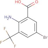 2-Amino-5-bromo-3-(trifluoromethyl)benzoic acid