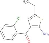 (2-Amino-5-ethylthiophen-3-yl)-(2-chlorophenyl)methanone