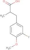 3-(3-Fluoro-4-methoxyphenyl)-2-methylpropanoic acid