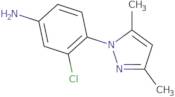 3-Chloro-4-(3,5-dimethyl-1H-pyrazol-1-yl)aniline