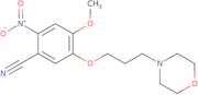 4-Methoxy-5-(3-morpholinopropoxy)-2-nitrobenzonitrile