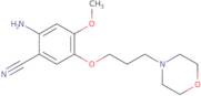 2-Amino-4-methoxy-5-(3-morpholinopropoxy)benzonitrile