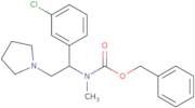 Benzyl (1-(3-chlorophenyl)-2-(pyrrolidin-1-yl)ethyl)(methyl)carbamate