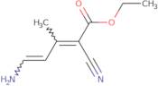 (2Z,4E)-5-Amino-2-cyano-3-methyl-penta-2,4-dienoic acid ethyl ester