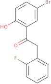 1-(5-Bromo-2-hydroxyphenyl)-2-(2-fluorophenyl)ethan-1-one