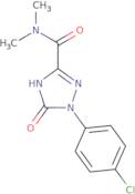 1-(4-Chlorophenyl)-2,5-dihydro-5-oxo-1H-1,2,4-triazole-3-carboxylic acid methylamide