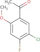 1-(5-Chloro-4-fluoro-2-methoxyphenyl)ethan-1-one