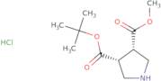 rac-3-tert-Butyl 4-methyl (3R,4S)-pyrrolidine-3,4-dicarboxylate hydrochloride, cis