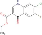 7-Chloro-6-fluoro-1,4-dihydro-4-oxo-3-quinolinecarboxylic acid ethyl ester