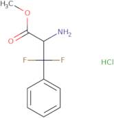 Methyl 2-Amino-3,3-difluoro-3-phenylpropionate HCl