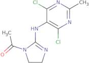 4,6-Dichloro-2-methyl-5-((1-acetyl-2-imidazolin-2-yl)amino)pyrimidine